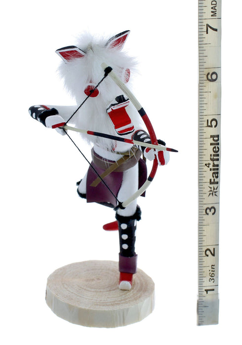 Native American White Wolf Kachina Doll JX127279
